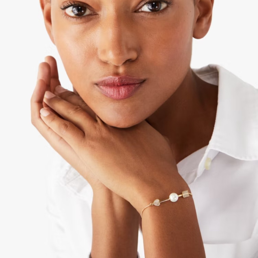 $58 Kate Spade Love Game Arrow Slider Bracelet - Picture 2 of 9